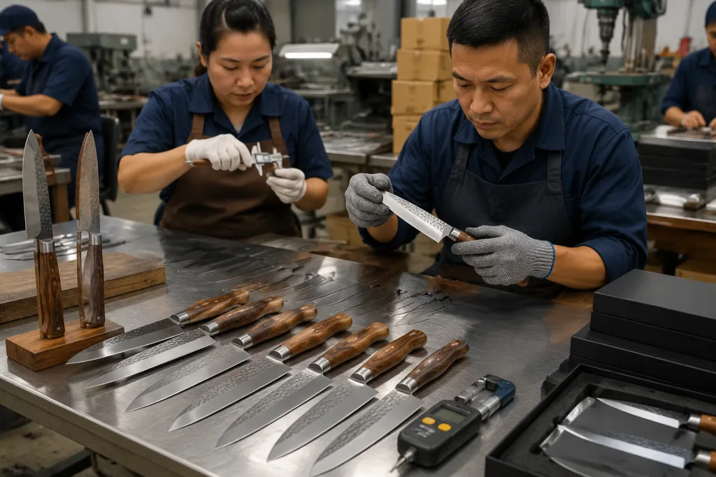 Wood Handle Chef Knife Importer Sourcing Guide: MOQ & QC