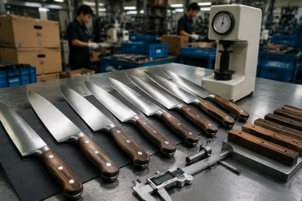 Wood Handle Chef Knife Private Label Specification Guide