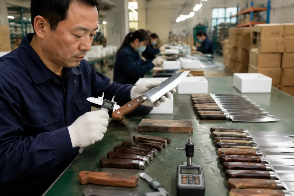 Wood Handle Chef Knife Wholesale Sourcing Guide: Specs, MOQ, QC