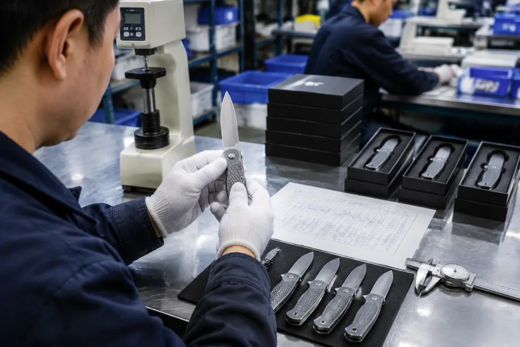 How to Scope a Pocket Knife RFQ for Comparable Quotes, Capacity Evidence, and Schedule Control