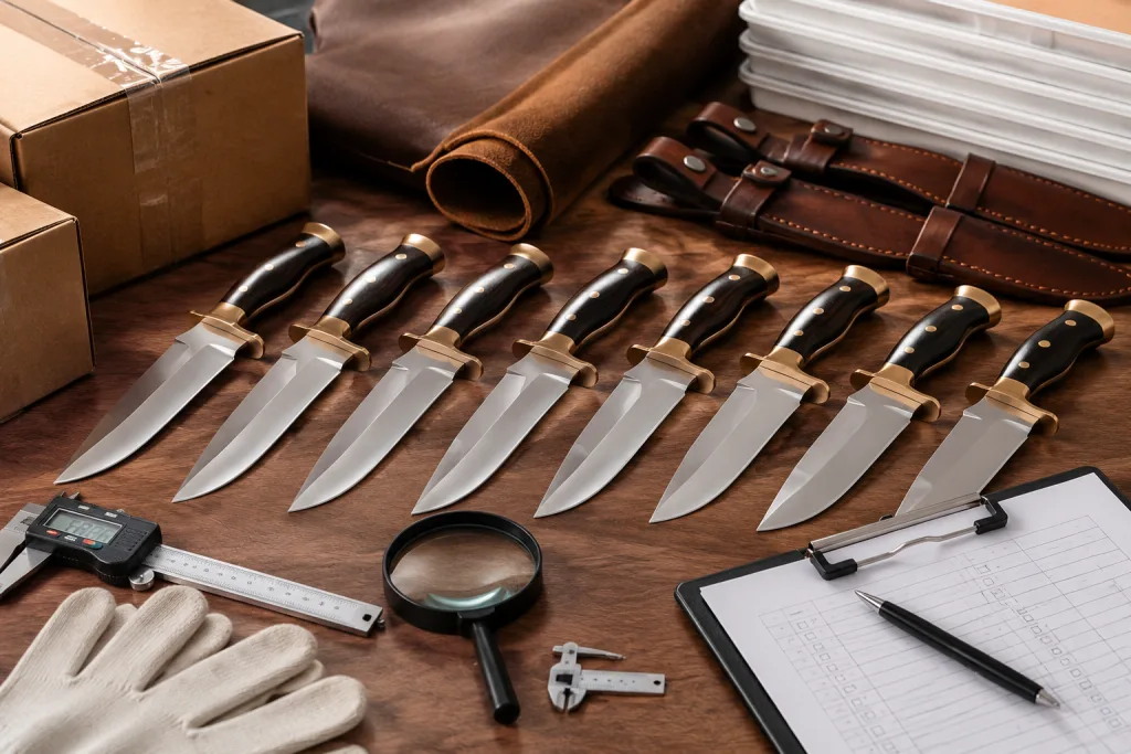 Incoming Material and In-Process QC for Custom Knife Sharpeners