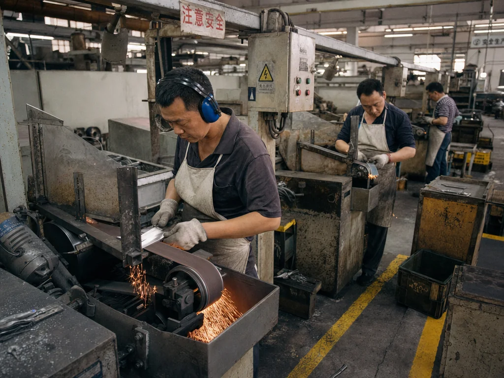 CNC knife blade machining — precision blade grinding factory